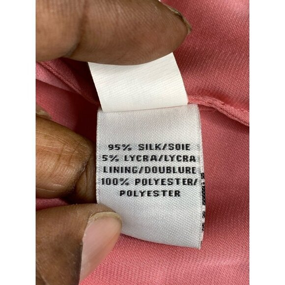 Diane Von Furstenberg Womens Francesca Blouson Dress Pink Stretch Lined‎ 12 New - Picture 10 of 11